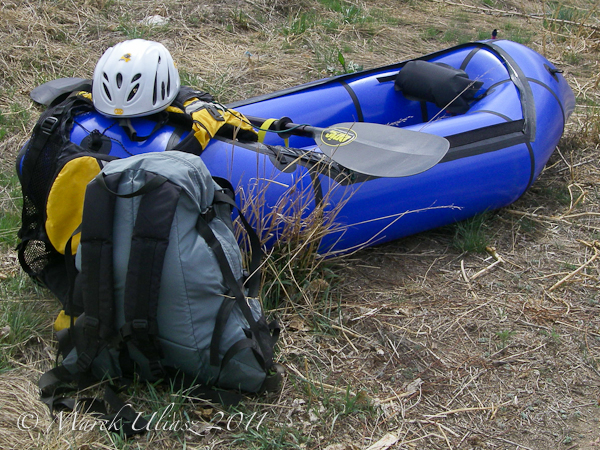 alpacka yukon packraft and inline skates