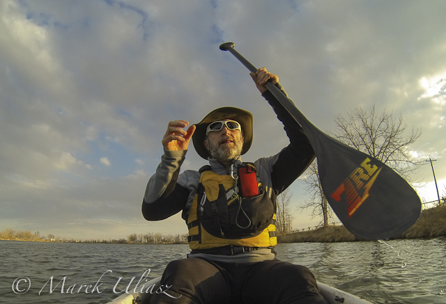 paddling Sea Wind canoe