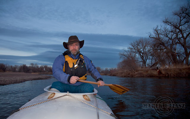 South Platte River canoe paddling