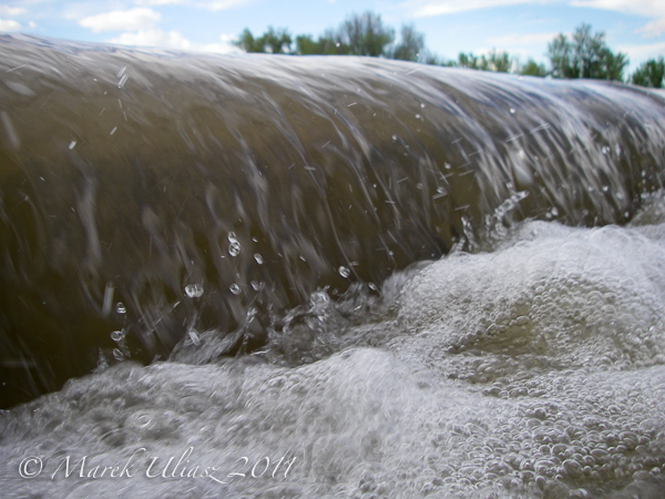 diversion dam on  on South Platte River