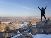 winter hiking in Colorado