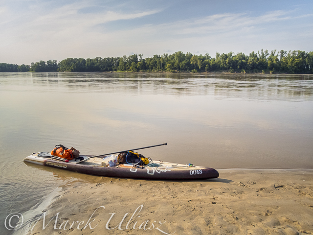 stand up paddleboard on Missouri River