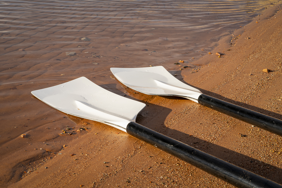 hatchet sculling oars